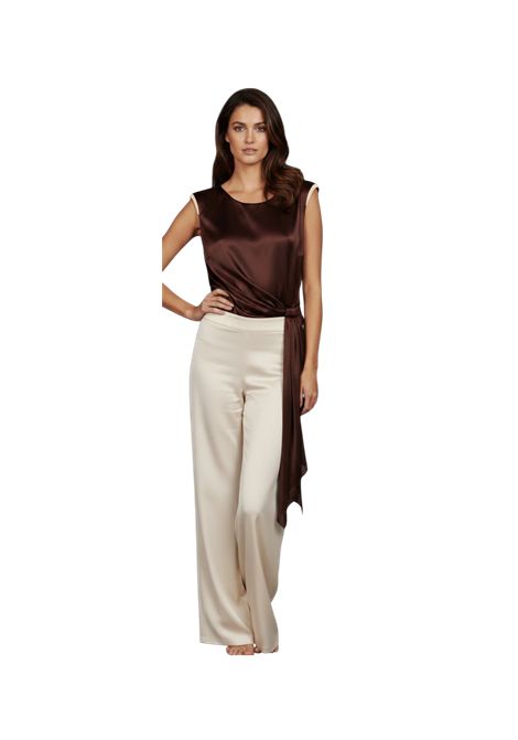 draped open-back bodysuit ELISABETTA FRANCHI | bodysuit | BO02061E2644